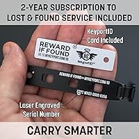 Vista 4 de Keyport Pivot 2.0 Organizador de Llaves - Porta Llaves EDC con Accesorio para Llavero de Coche y Servicio de Perdido y Encontrado - Diseño Modular