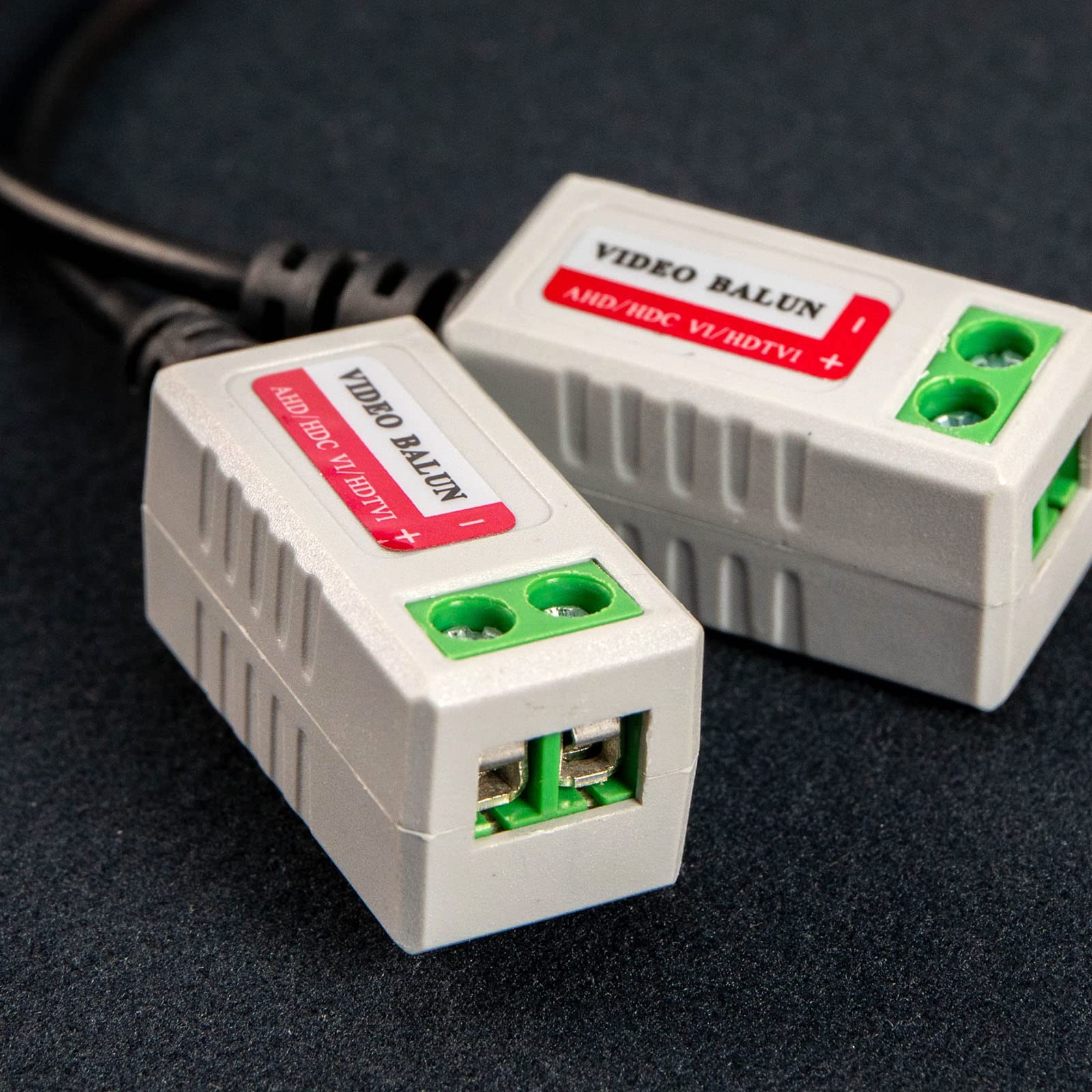 OTOTEC 6 Pares (12 Piezas) Mini CCTV Pasivo BNC Video Balun Cable Transceptor para Cable BNC Macho A Través de Transmisor de Par Trenzado CAT5/5E/6 Sistema de Cámara de Seguridad CCTV
