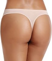 Vista 4 de voenxe - Tangas para mujer, sin costuras, invisibles, sin líneas, transpirables, cómodas, paquete de 5unidades