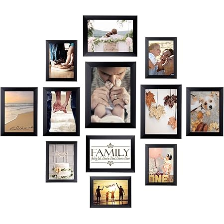 Amazon Com Homemaxs 12 Pack Picture Frames Collage Photo Frames Wall Gallery Kit For Wall And Home Mother S Day Gifts For Mom One 8x10 In Four 5x7 In Five 4x6 In Two Amazon Com Homemaxs 12 Pack Picture Frames Collage Photo Frames Wall Gallery Kit For Wall And Home Mother S Day Gifts For Mom One 8x10 In Four 5x7 In Five 4x6 In Two