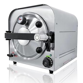 14L Autoclave Sterilizers Lab Autoclave Machine,110V 900W Sterilizer Autoclave for Tools,Stainless Steel Steam Sterilizer,High Temperature Sterilizer Machine for Esthetician