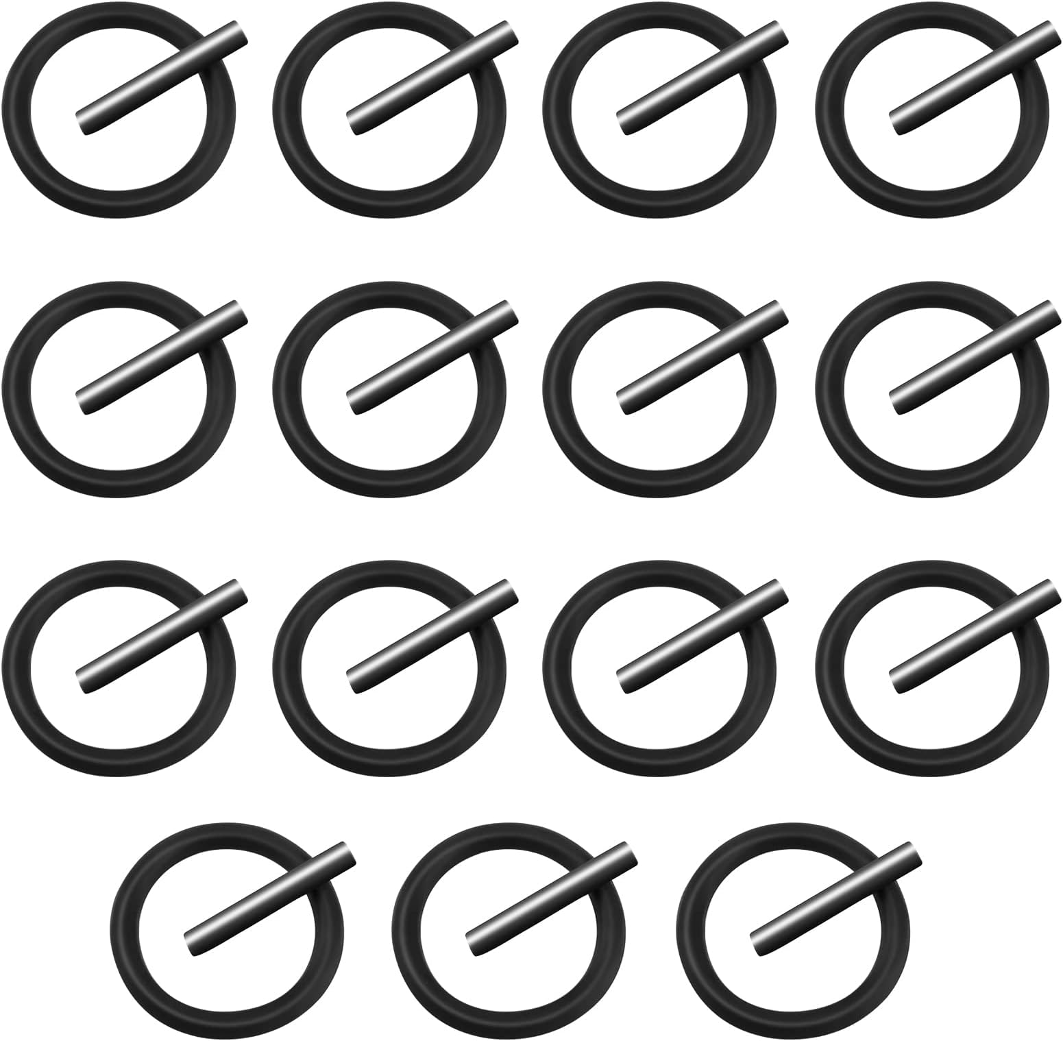 30 Pcs Replacement Pin and O-Ring,4mm Impact Ring and 3x25mm Socket Pins for 1/2" Impact Socket Scaffolders for Impact Wrench, Pressure Washer (15 Pairs)