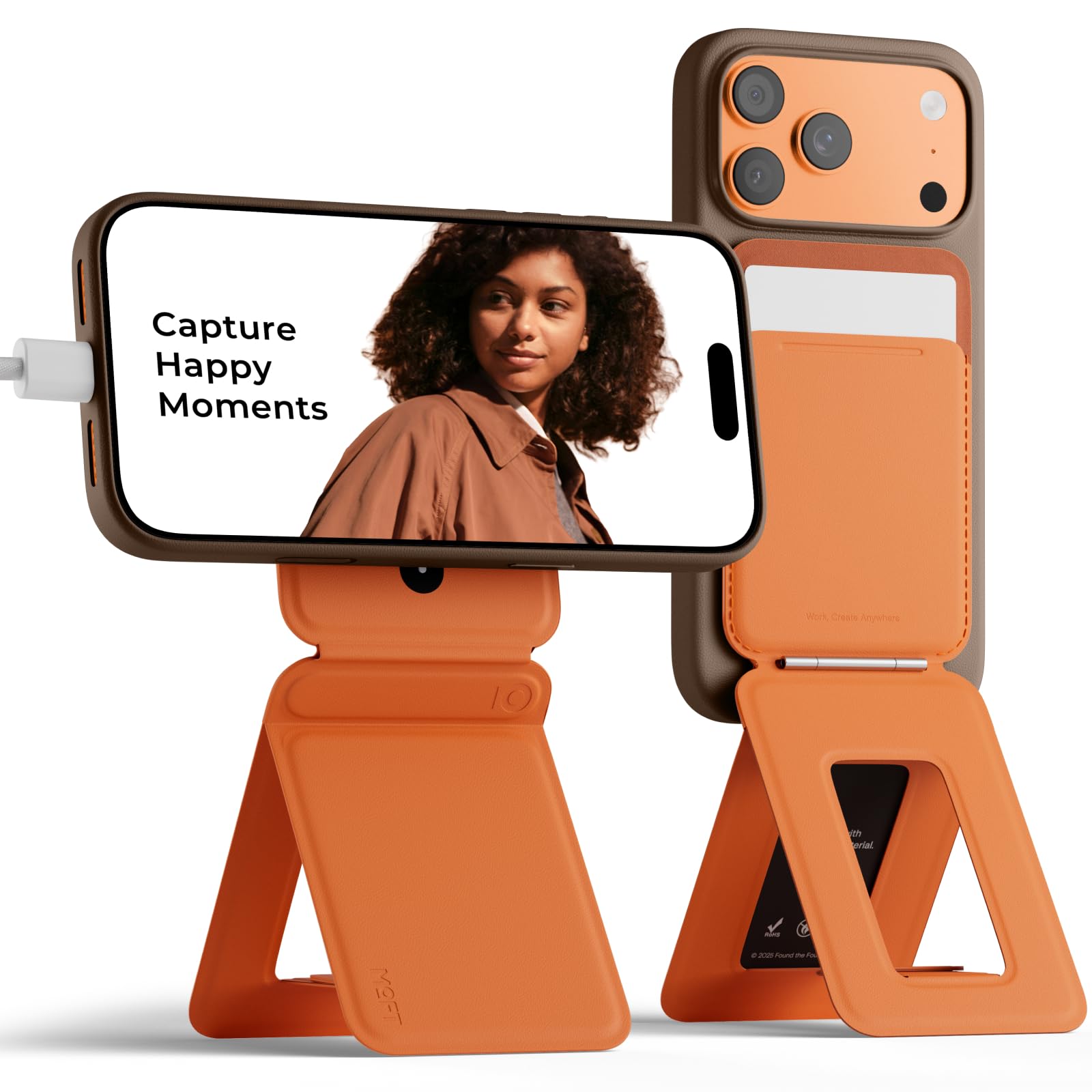 MOFT Phone Tripod Stand &amp; Wallet, NFC Card Holder, Hold 1-2 Cards