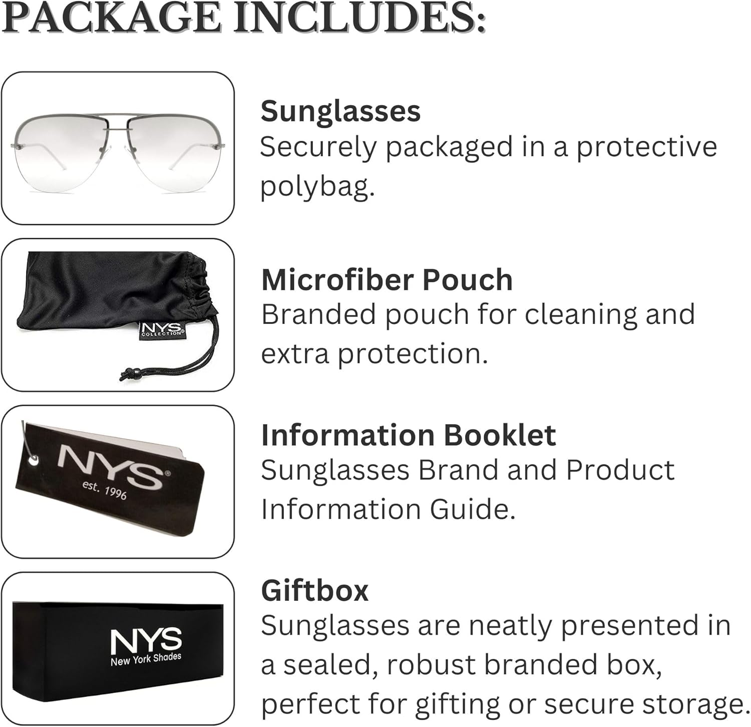 NYS Collection Aviator Sunglasses for Women & Men Medium Fit Thin Metal Frame Gradient Mirror Lenses with 100% UV Protection - Image 7