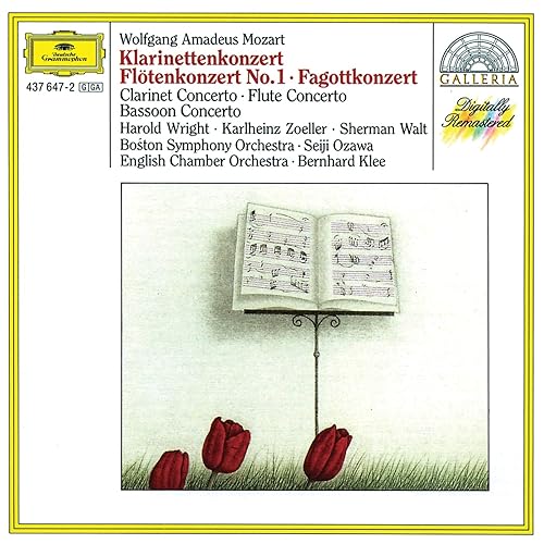 Mozart Concerto; Flute Concerto; Bassoon Concerto in B by