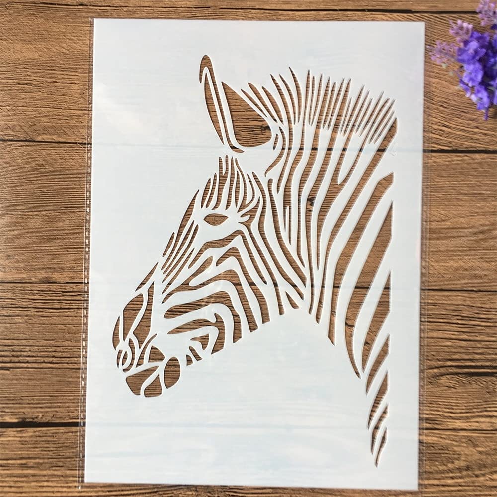 Zebra Stencil For Painting