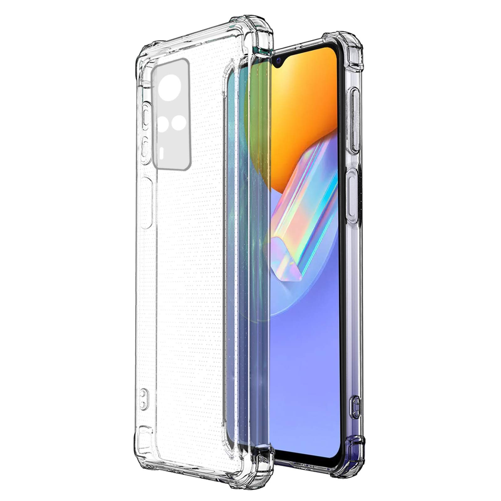 Solimo Plastic Mobile Cover (Soft & Flexible Back Case) for Vivo Y51 2020 (Transparent) (B08TXGZHHC) Amazon Price History, Amazon Price Tracker