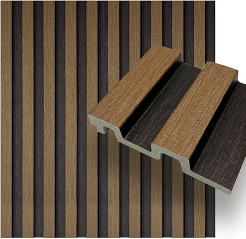Vista 10 de Concord Paneles de pared 3D Muestra - Roble encurtido 4 x 4 pulgadas Paneles impermeables CO100-109 -M Pickled Oak