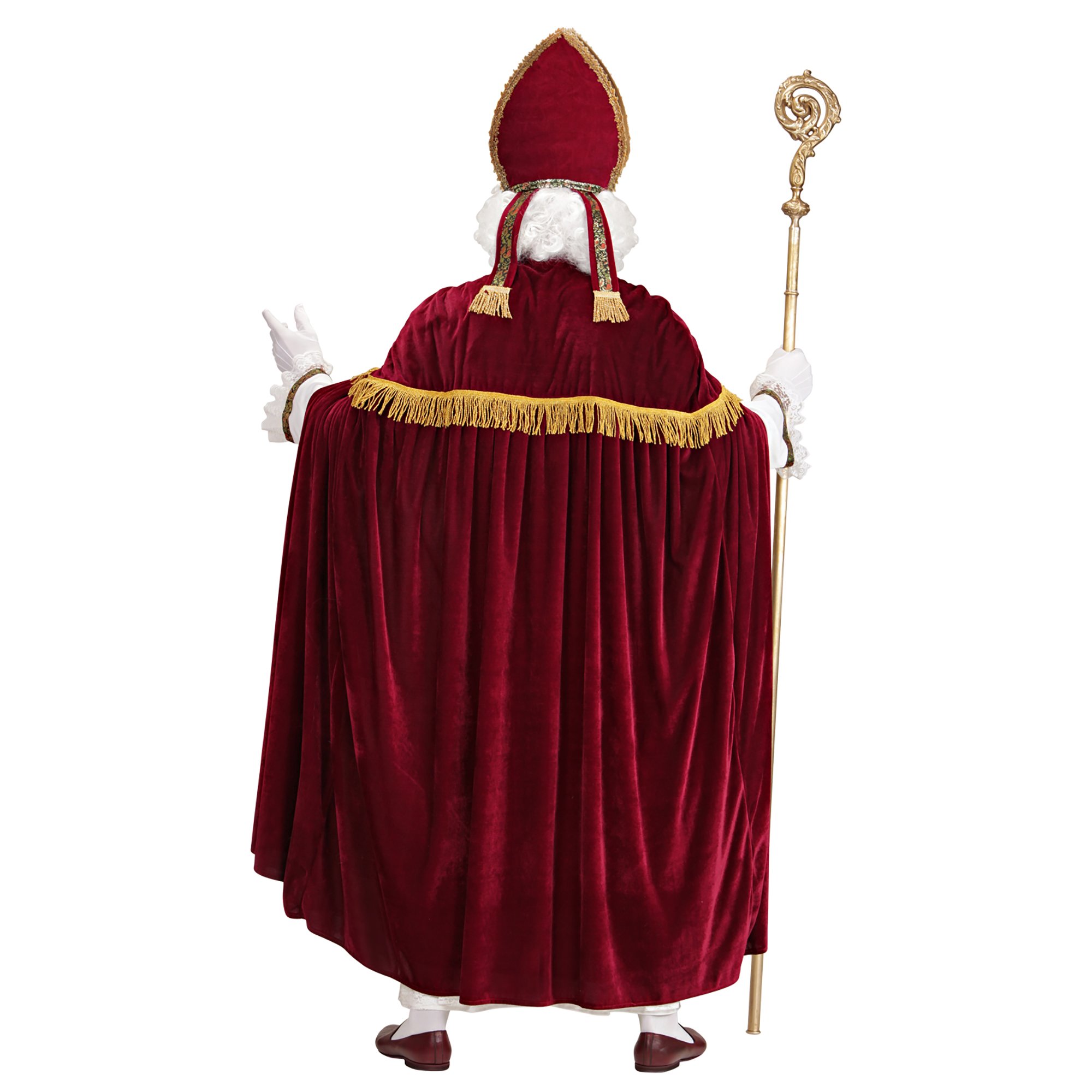 W WIDMANN MILANO Party Fashion - Erzbischof Kostüm Herren | 5-teiliges Set, Bischofs- und Nikolauskostüm für Karneval und Mottoparty