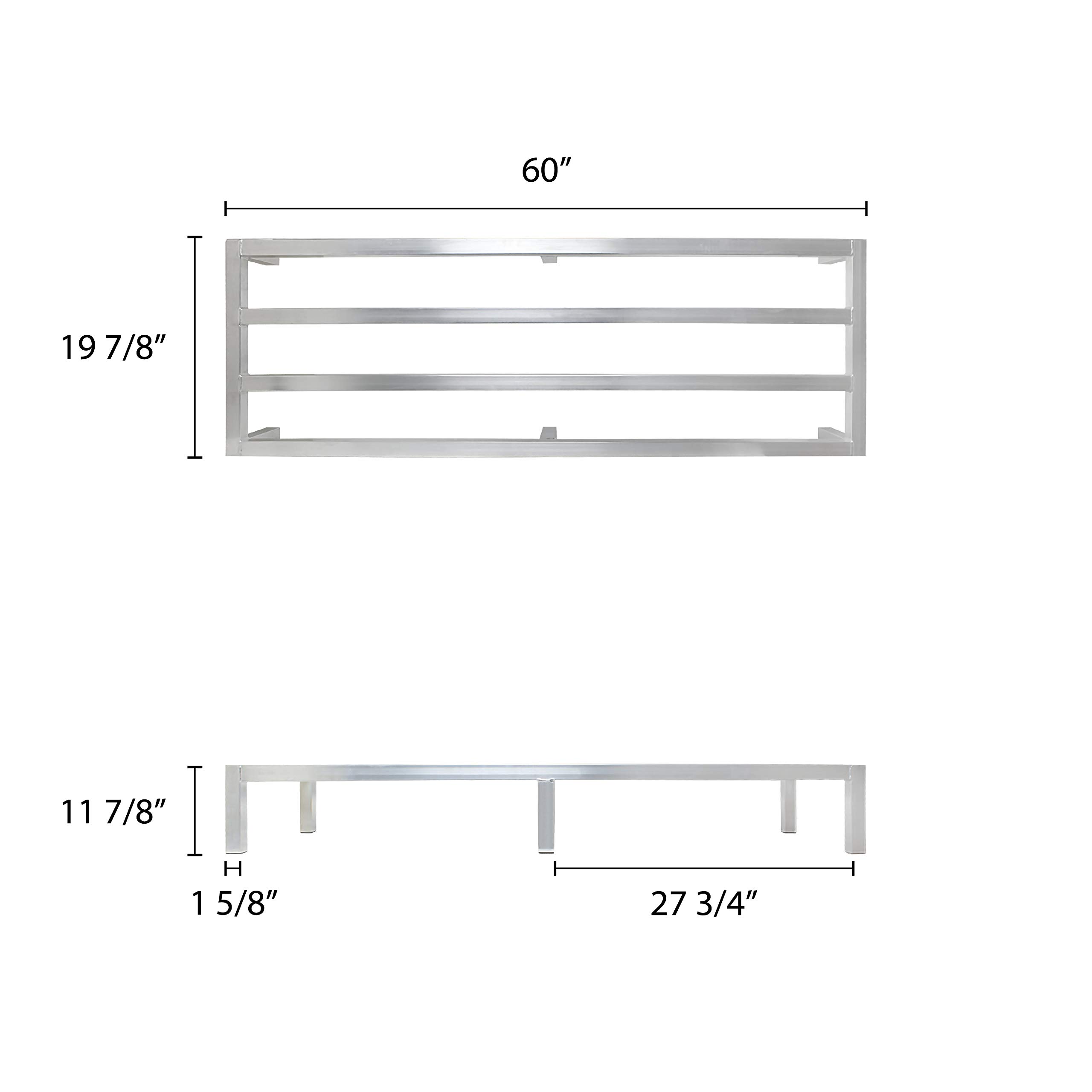 Focus Foodservice FHADR36188 Dunnage Rack, 3000 lb. Weight Capacity, 36