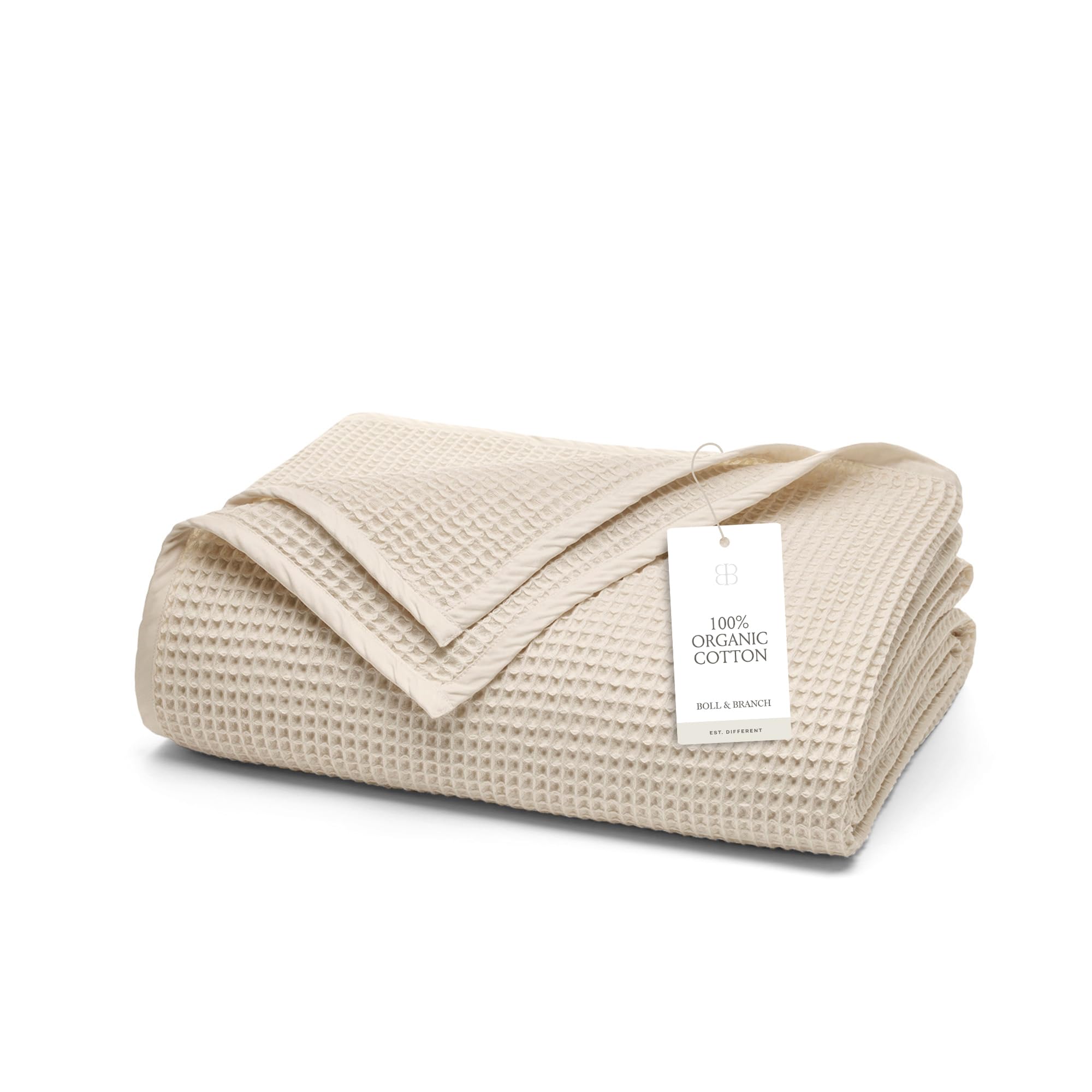 BOLL & BRANCH Waffle Bed Blanket