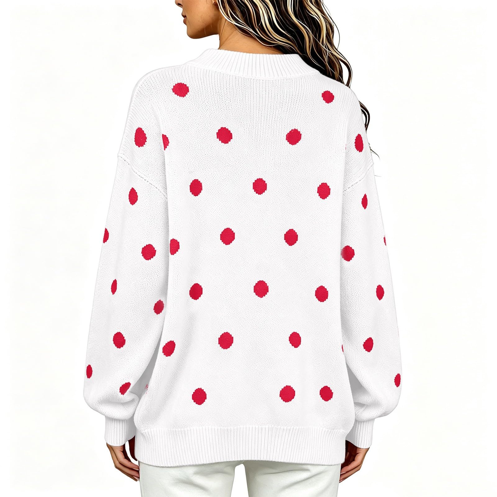 Maglione Donna In Maglia A Maniche Lunghe Felpa Casual Autunno E Invernale