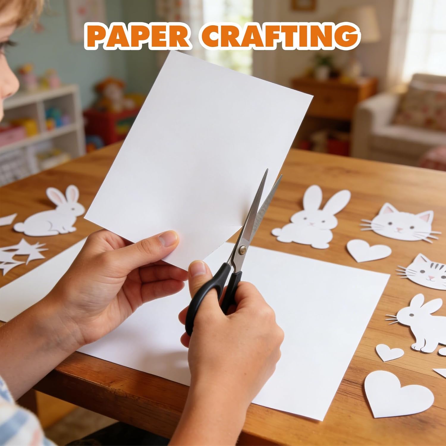 TUXIYA 50 Pack White Poster Board,22" x 28" White Poster Paper Bulk,250GSM/92LB Heavy-Weight Blank Poster Board for Arts,Craft,Projects Presentations,Drawing Scrapbooking