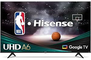 Hisense 55-Inch 4K UHD Smart TV A6 Series with HDR, Alexa & Google Compatibility