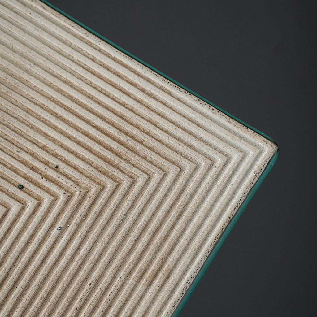 Bandeja para Servir té Bandeja Cuadrada de té seco de 25x25x3cm, diseño de Almacenamiento de Agua, decoración de Mesa de té for el hogar Bandeja de Mesa de Centro