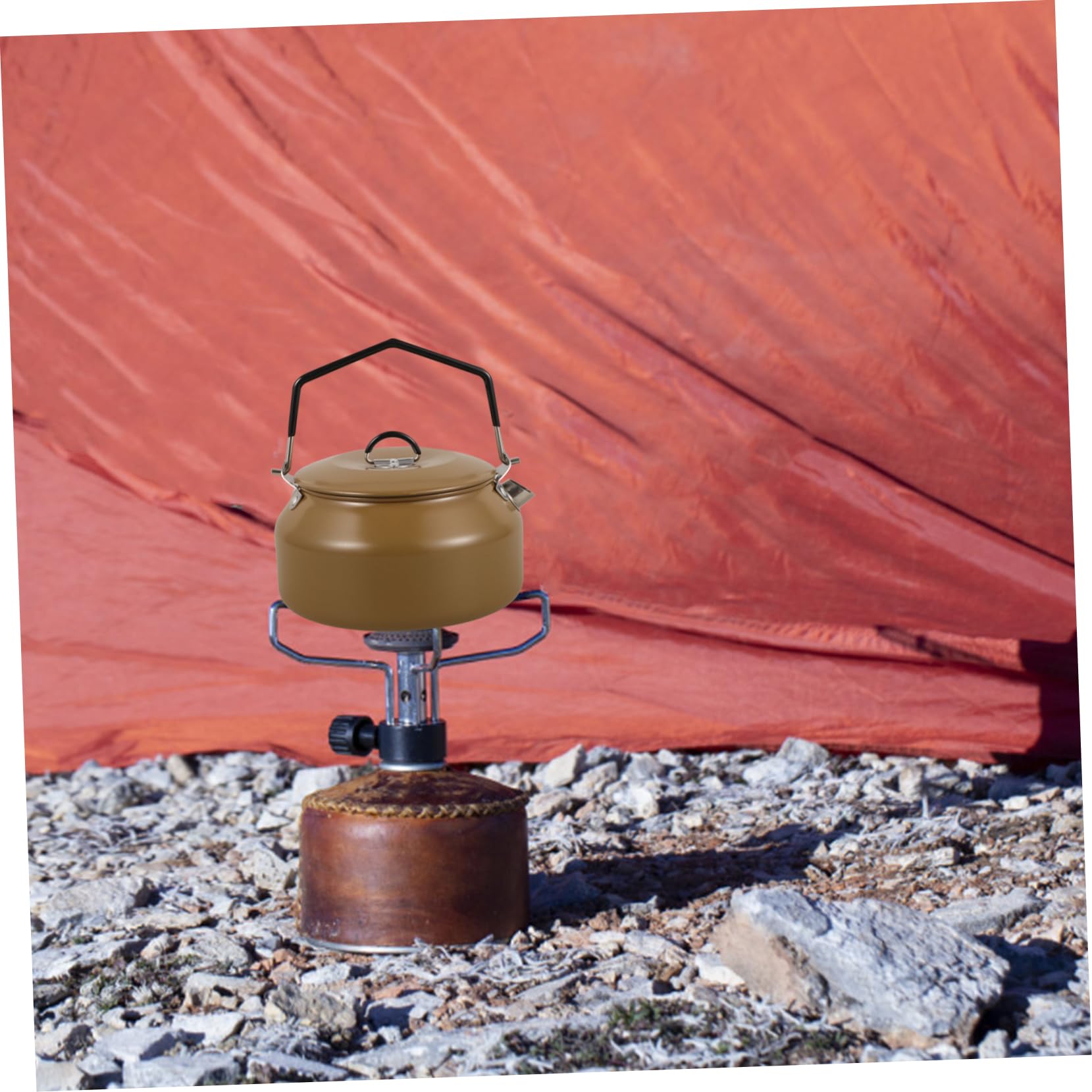Anneome Tetera De Camping Profesional Hervidor De Agua Inoxidable Accesorios Para Exteriores