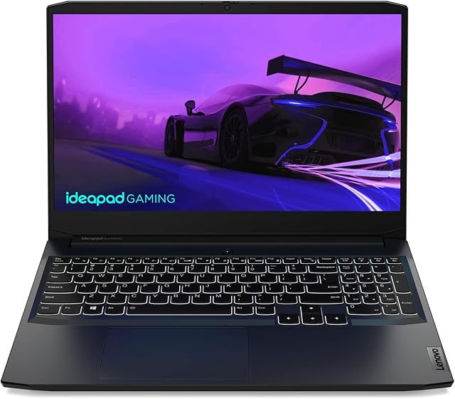 Lenovo IdeaPad Gaming 3 15.6 Inch FHD Laptop - (AMD Ryzen 5 5600H, NVIDIA GeForce RTX 3050 4GB GDDR6, 8GB RAM, 512GB SSD, Windows 11) - Shadow Black