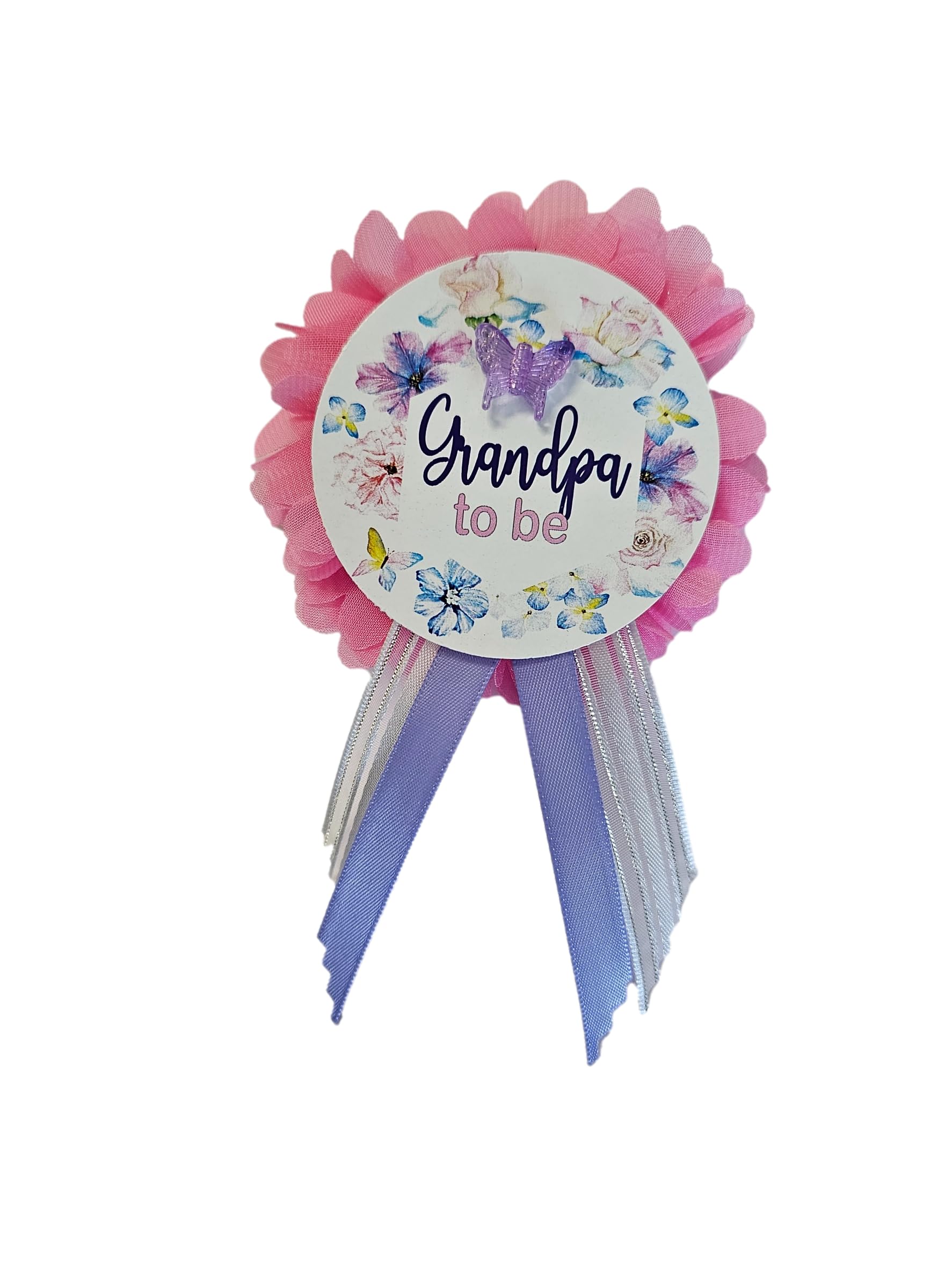 Butterfly Theme Baby Shower or Pregnancy Announcement Party Favors, Baby Shower Decorations, Baby Shower Invitations, Baby Shower Invites, Baby Shower Gifts (grandpa pin)