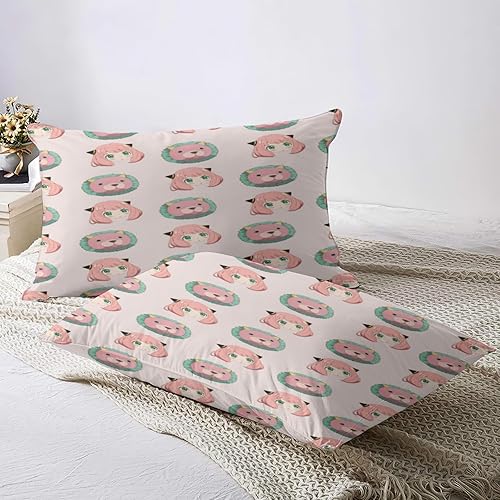 Miniatura 4 de MAPH S-PY - Juego de funda de edredón de 3 piezas con diseño de dibujos animados de anime, ultra suave, transpirable, con estampado 3D, funda de
