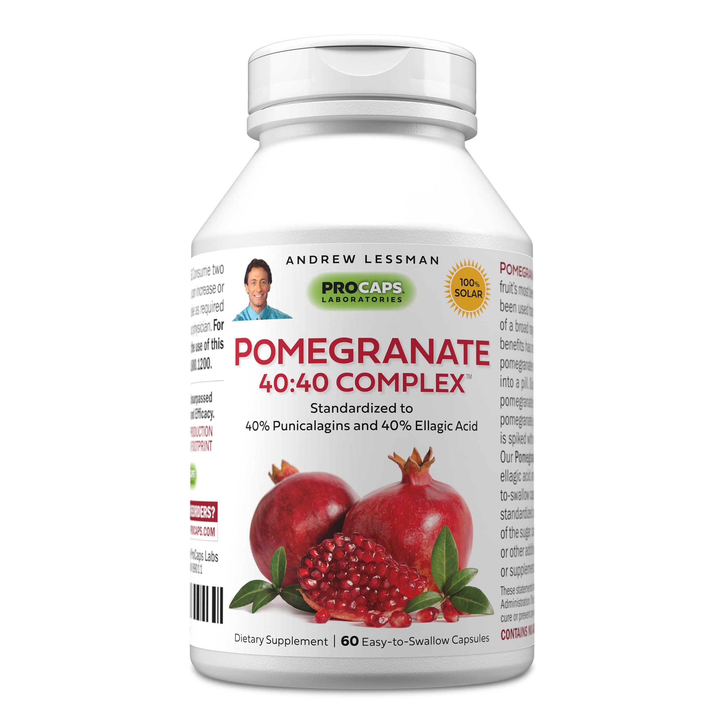Amazon.com: ANDREW LESSMAN ProCaps Pomegranate 40-40 Complex,60