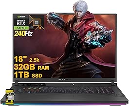 ASUS ROG Strix G18 G814 Gaming Laptop 18" 2.5k (2560x1600) 240Hz (100% DCI-P3) AMD 16-core Ryzen 9 9955HX (>i9-14900HX) 32GB DDR5 1TB SSD GeForce RTX 5070 RGB Backlit FHD Camera Win11 ICP Hub