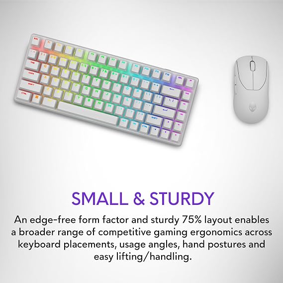 Alienware Pro Wireless Gaming Keyboard, Linear Mechanical, RGB