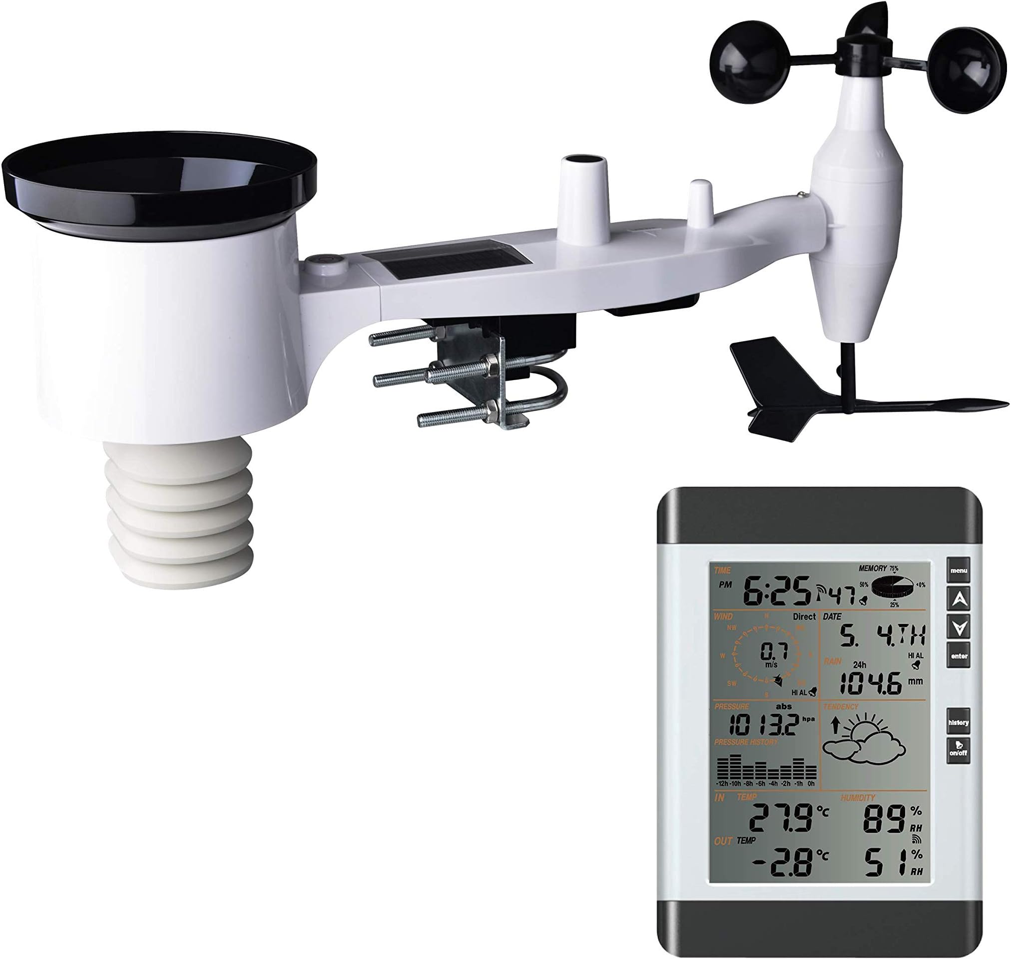 WS2085 Wireless Weather Station with USB Upload + Free Beginner's Guide (eBook)