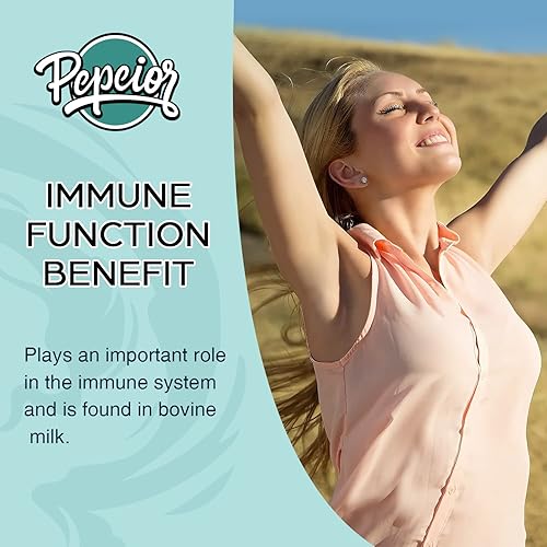 Miniatura 3 de Pepeior Lactoferrina liposomal 1000 mg Dieta  Lactoferrina maximizada  Un componente en el calostro  para absorción de hierro y función inmune