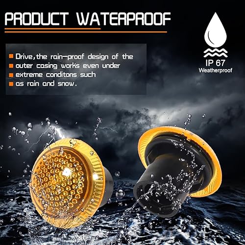 Miniatura 21 de Para Ford Transit Connect 2010, 2011, 2012, 2013, 2014, 2015, 2016, 2017, 2018, 2019, 2020, 2021, Ford Transit Connect Side Fender Marker Repeater