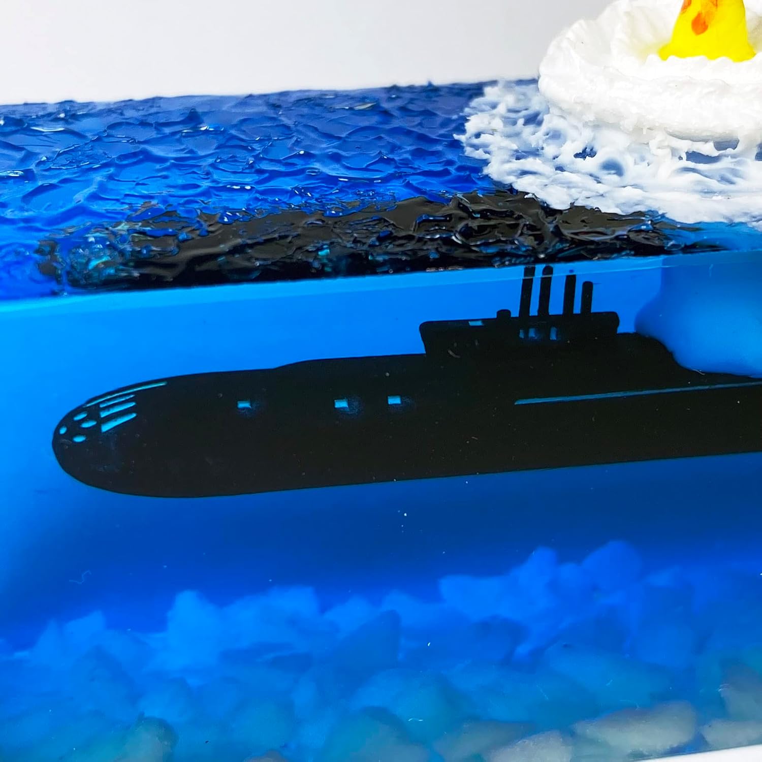 Warp United The Sum of No Fear 1/2000 SSBN Borei Nuclear Submarine Launching SLBM Missile Diorama Model