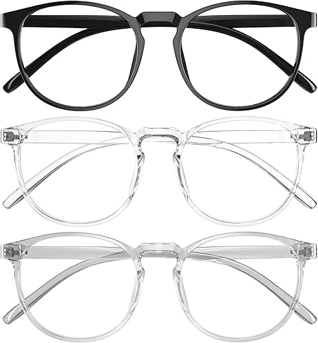Gafas de luz azul para mujeres y hombres, antifatiga ocular, gafas de bloqueo de luz azul, gafas ligeras retro para juegos