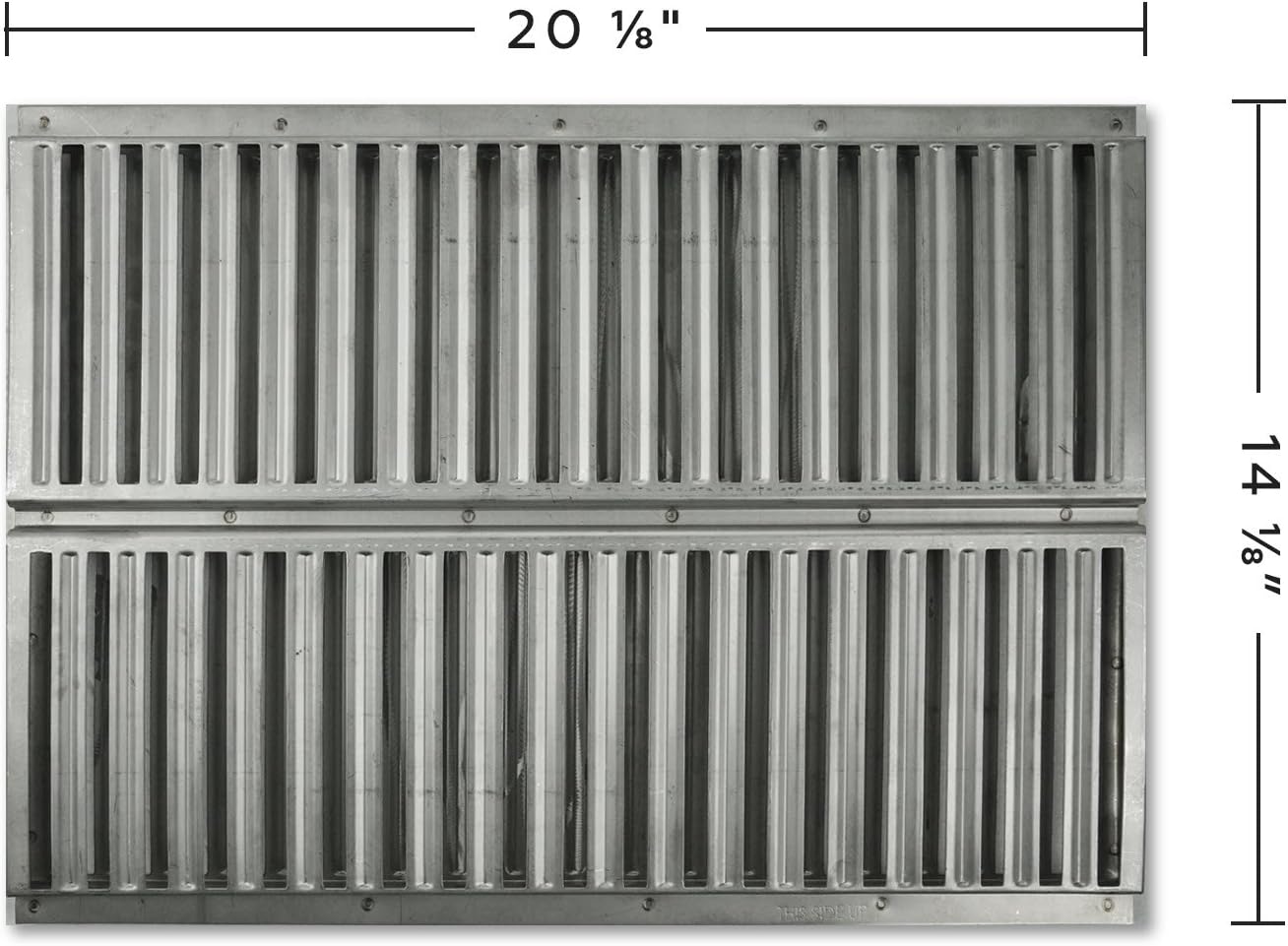Music City Metals 99511 Stainless Steel Heat Plate Replacement for Select Ducane Gas Grill Models