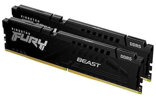 Kingston FURY Beast 32GB (2x16GB) DDR5 6000MHz CL30 Black