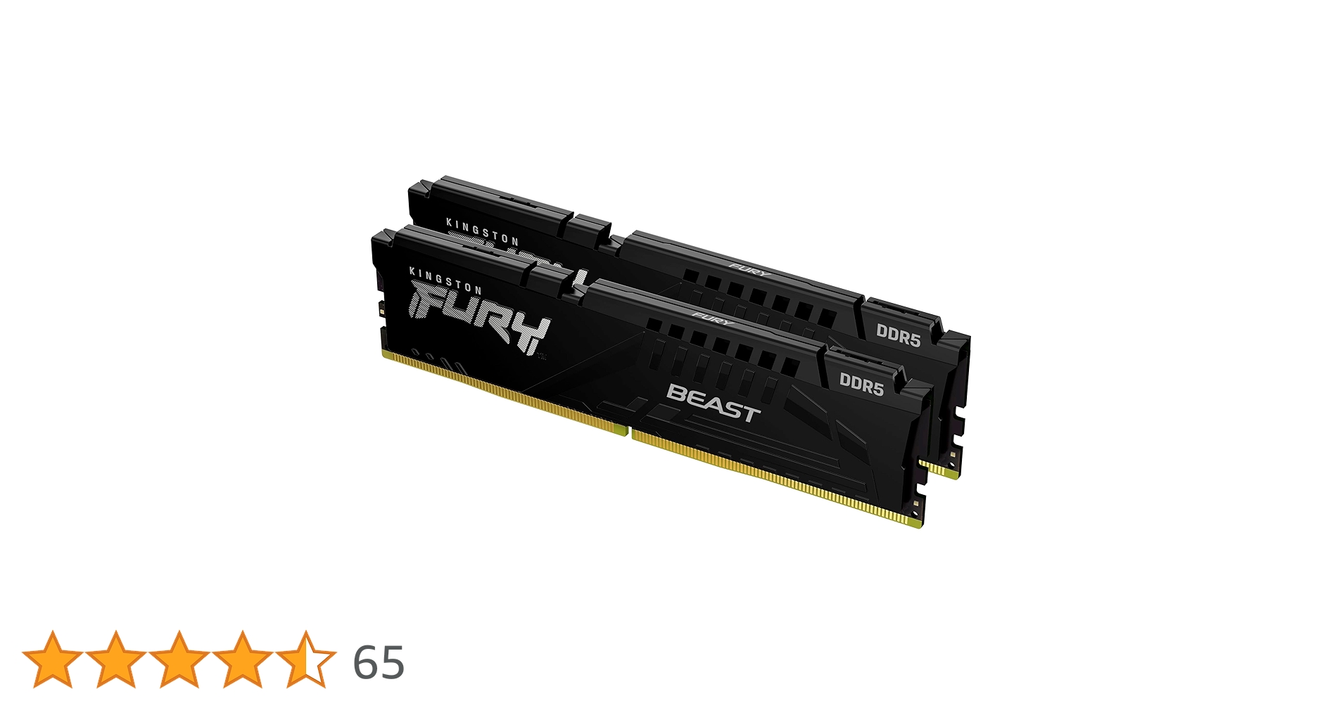 Kingston Fury Beast 64GB (2x32GB) 6000MT/s DDR5 CL36 Desktop
