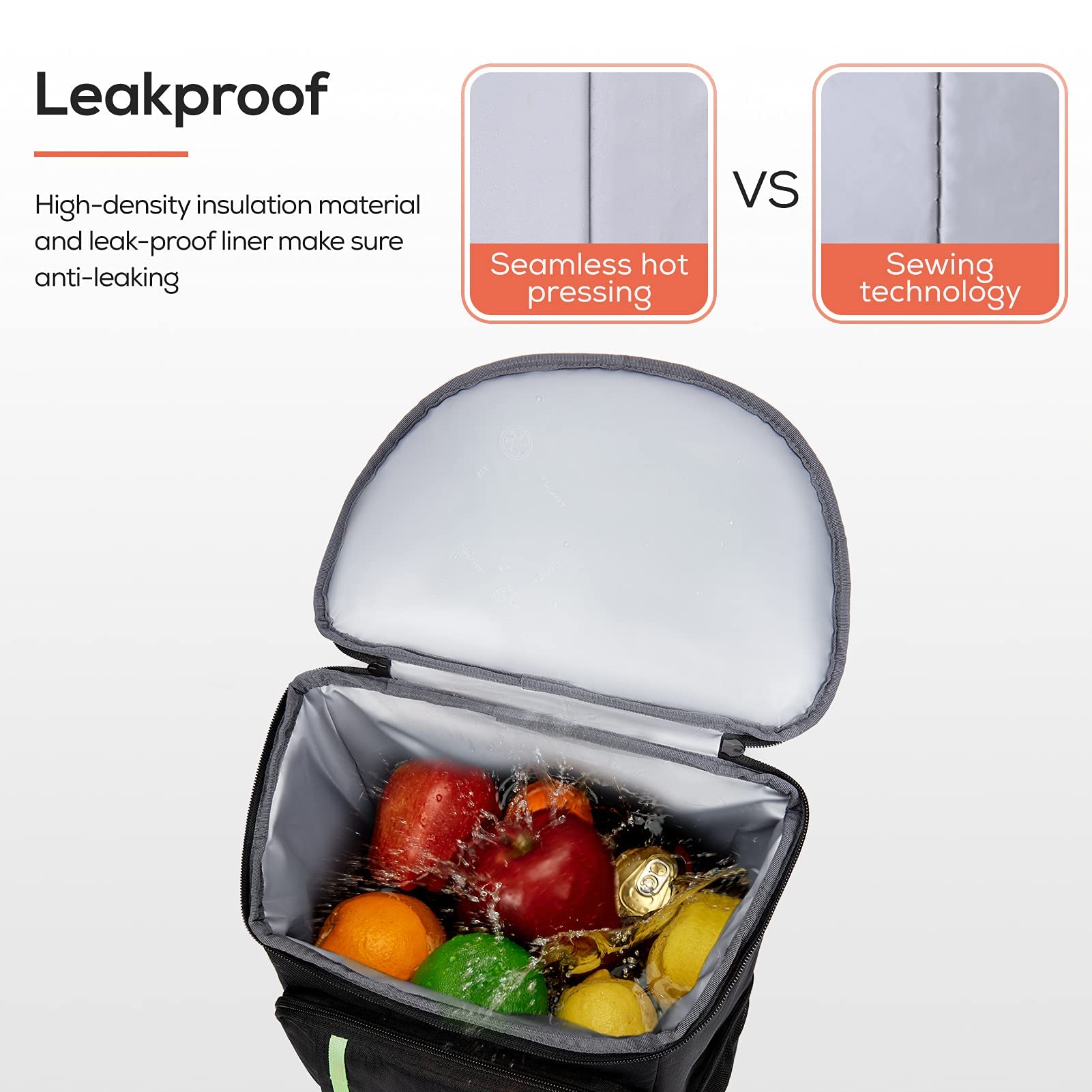 TOURIT Zaino Termico Frigo 28 L Borsa Termica Porta Pranzo Borsa Frigo Isoterma per Campeggio, Picnic, Barbecue, Eventi Sportivi