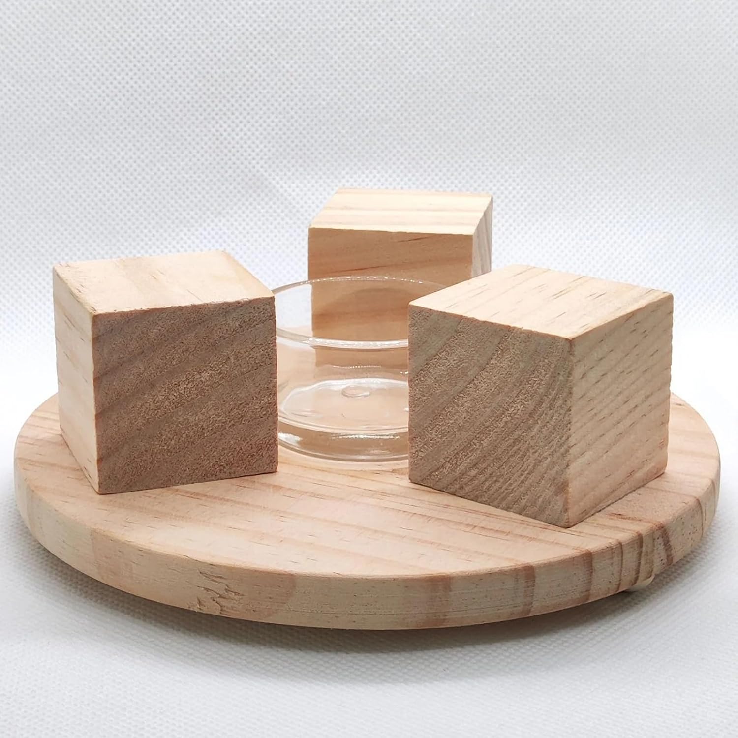 1pc Wooden Teapot Warmer Tea Warmer Insulation Base Candle Heater Tea Pot Heating Base Candle Holder