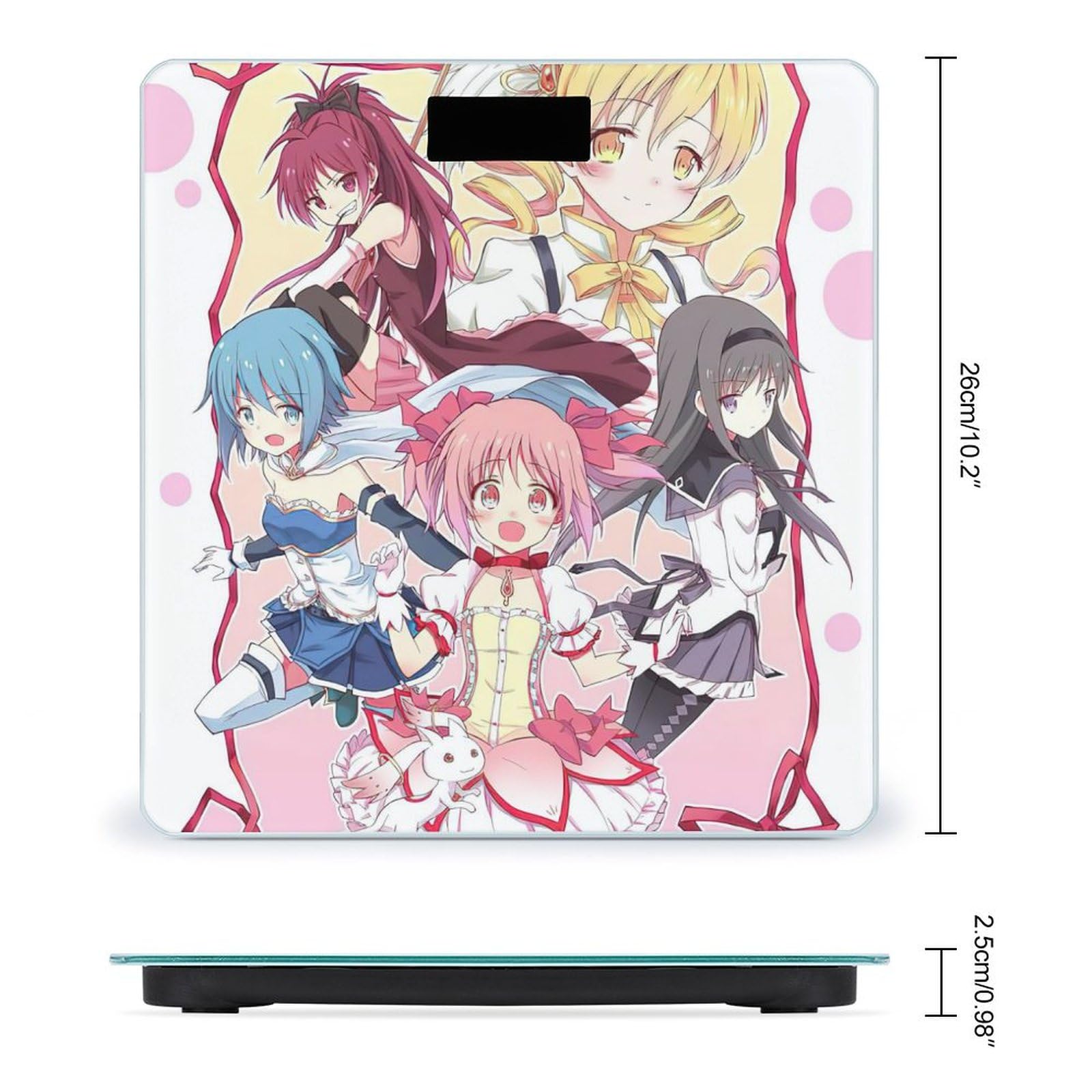 Amazon.co.jp : 魔法少女まどか☆マギカ 体重計 ボディスケール 家庭用