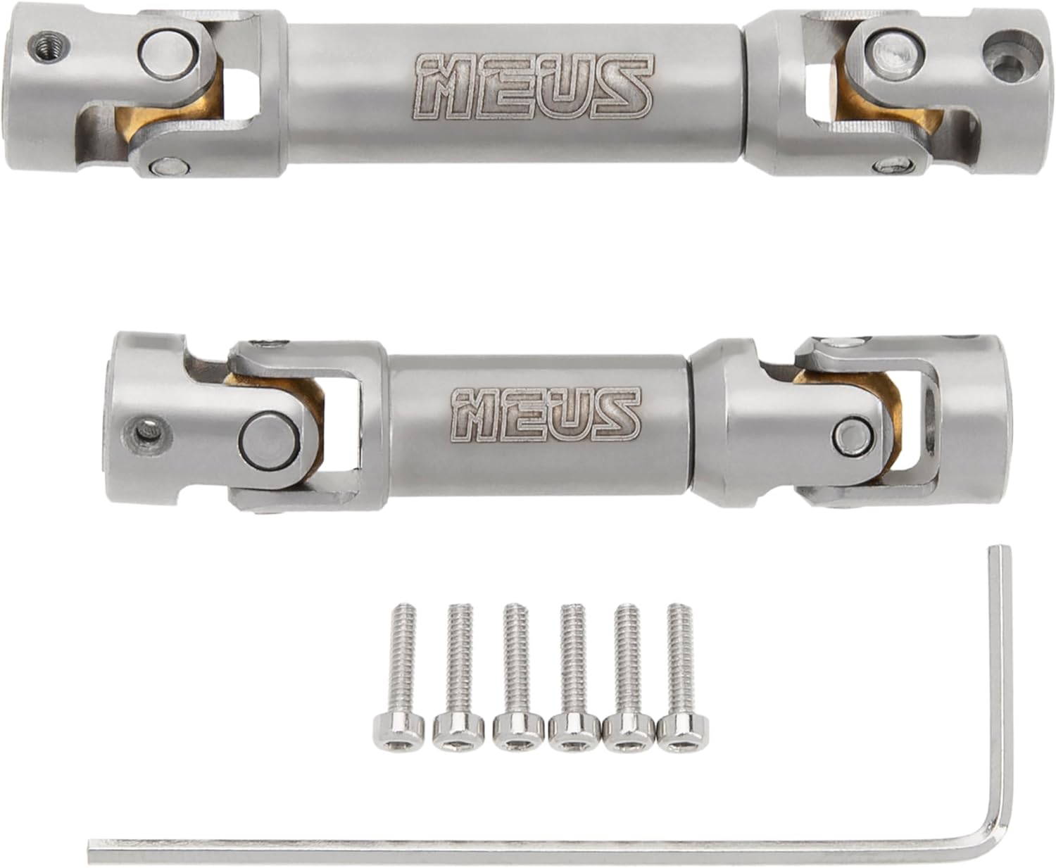 MEUS RACING Ascent 18 Driveshaft Front and Rear Drive Shaft for Redcat Ascent-18 1/18 RC Crawler Upgrades Parts
