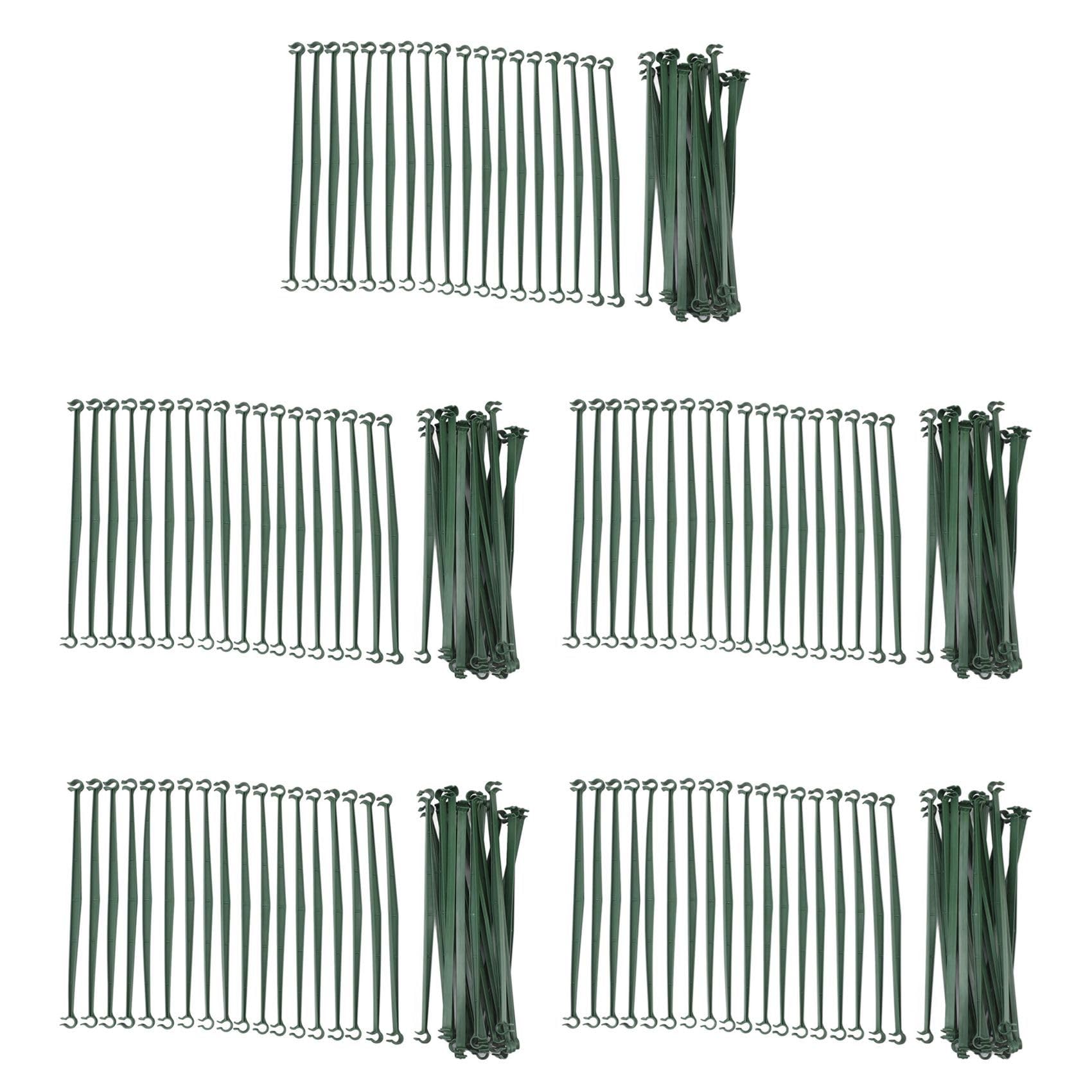 Mcnhbdgg 180PCS Stake Arms for Tomato Cage 11.8 Inch Plastic Expandable Plant Supports Trellis Connectors for Climbing Plants