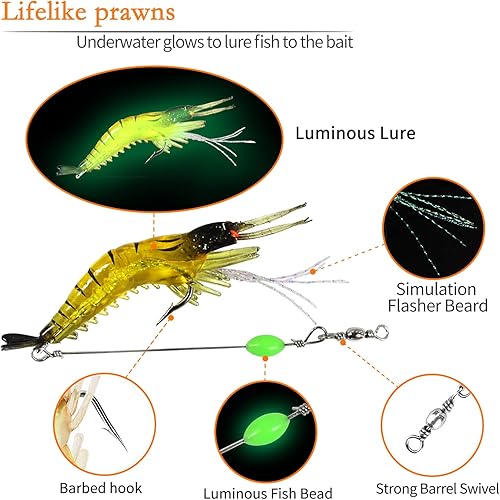 Miniatura 4 de Kit de señuelos de pesca con caja de aparejos incluida Crankbait, Minnow, Spinnerbaits, cucharas, señuelos suaves, plantillas, ganchos, plataformas