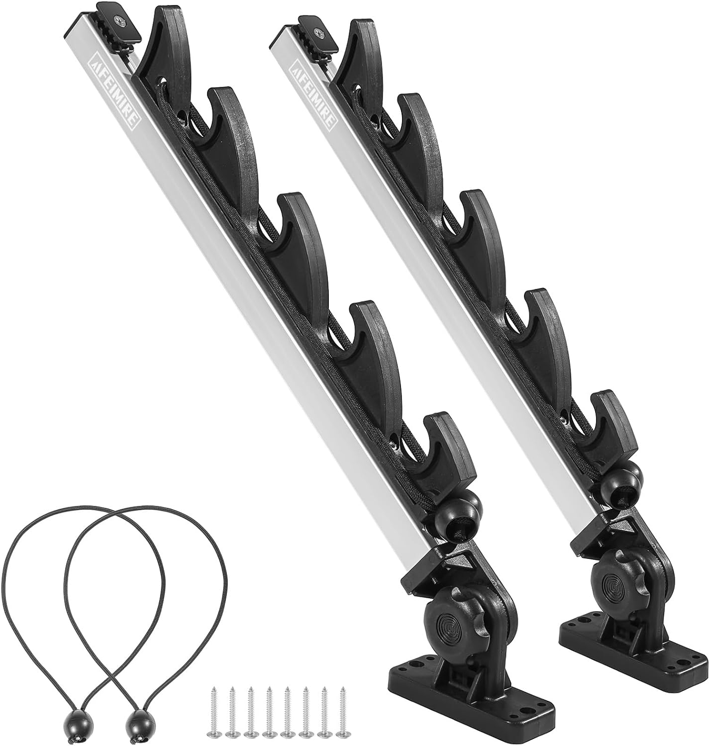 Fishing Rod Holder for Boat, Crappie Rod Holder for Transportation & Storage?Fishing Accessory for Fishing Boat & Pontoon Boat 4 Rod Holder