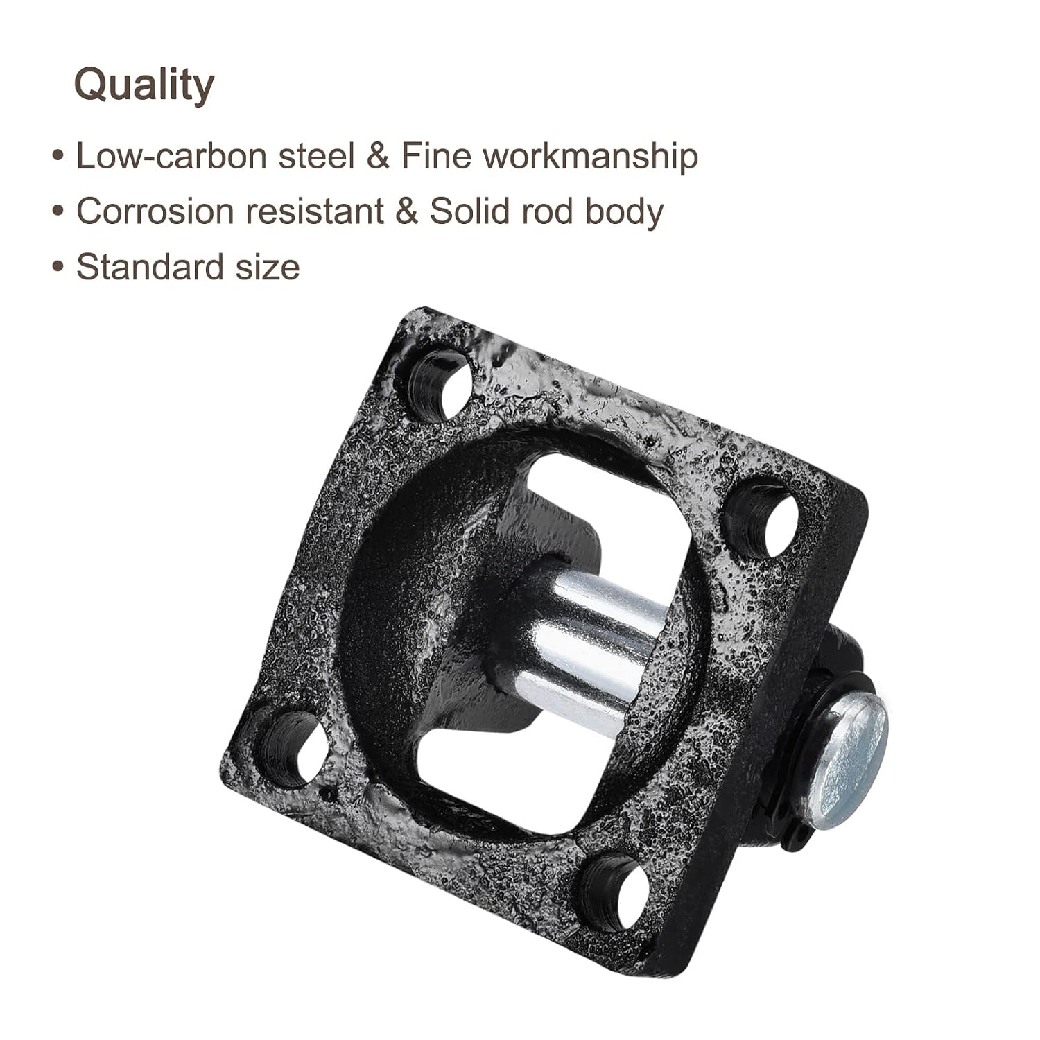 PATIKIL 50x50x32mm Air Cylinder Pneumatic Rod Pivot Clevis Mounting Bracket Rear Mount Part, Black