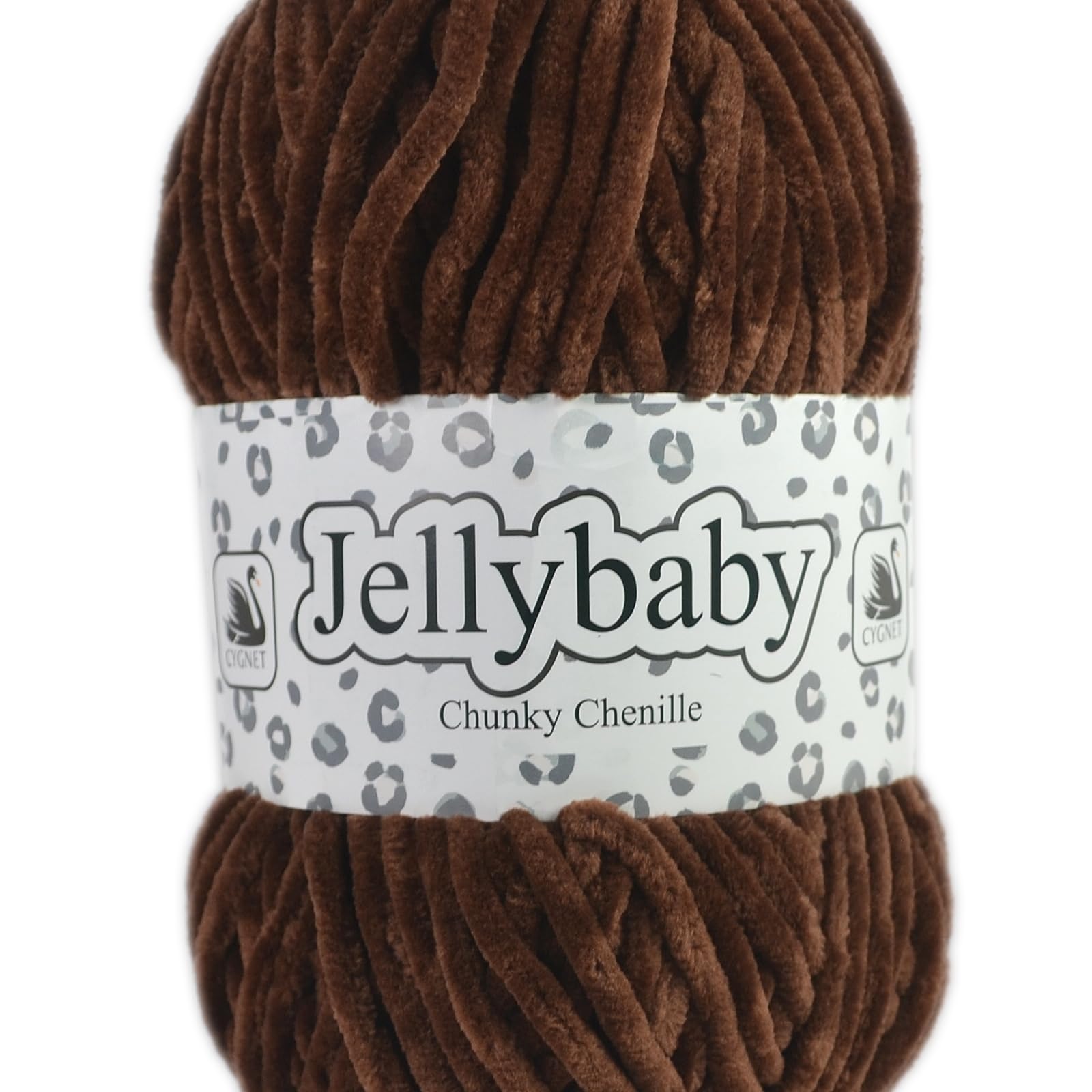 Cygnet Jellybaby Chenille Chunky 100g - 100% Polyester (Moose 029)