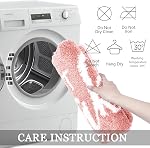 Small Bath Mat Pink Bathroom Rugs - Trendy Absorbent Cute Rugs, Pink Bathroom Decor, Non Slip Bath Mat Decor Funny Rug Aesthetic Bathmats for Sink tub and Shower 16" x 24"