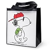 CafePress SNOOPY Joe Cool Reusable Collapsible Grocery Bag