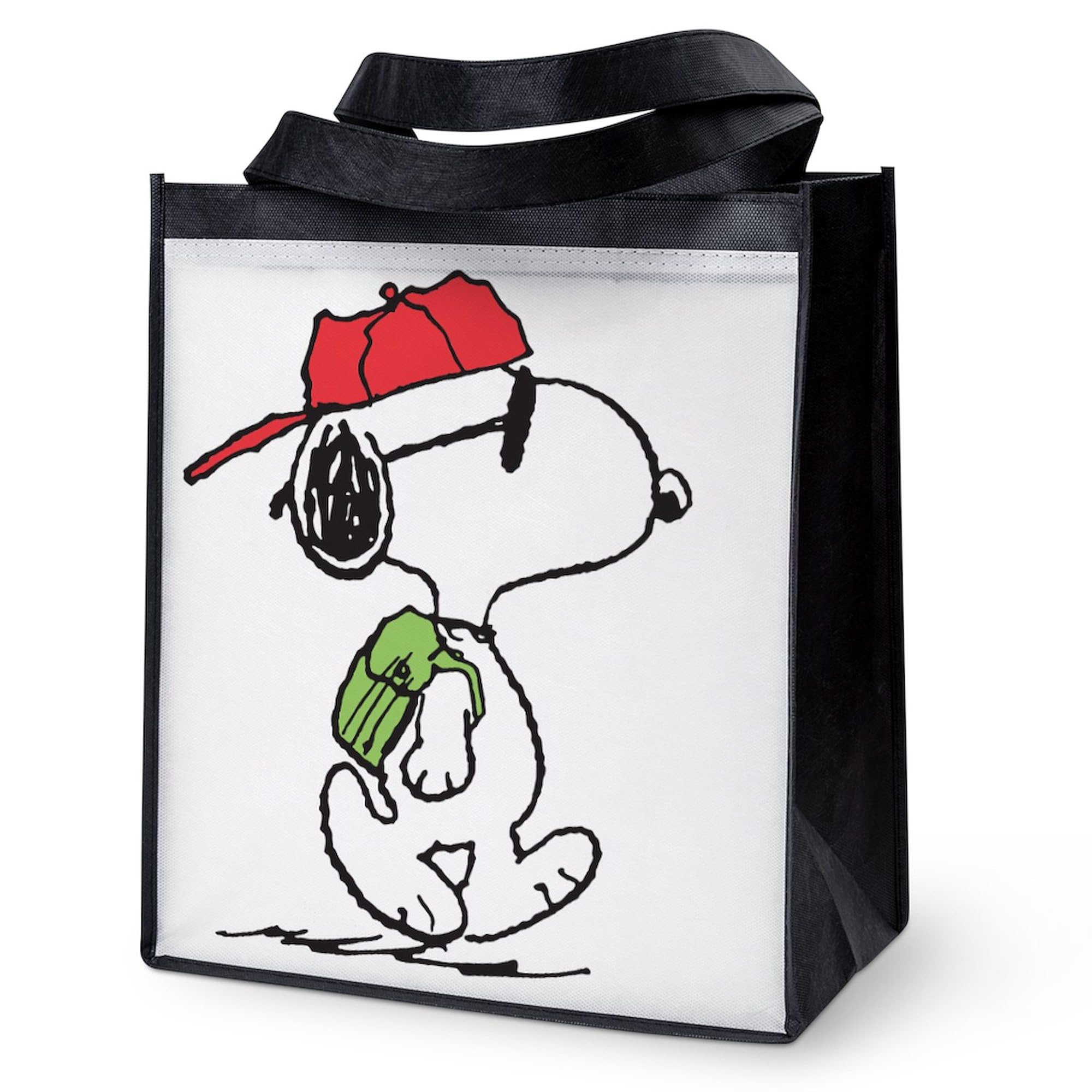 CafePress SNOOPY Joe Cool Reusable Collapsible Grocery Bag