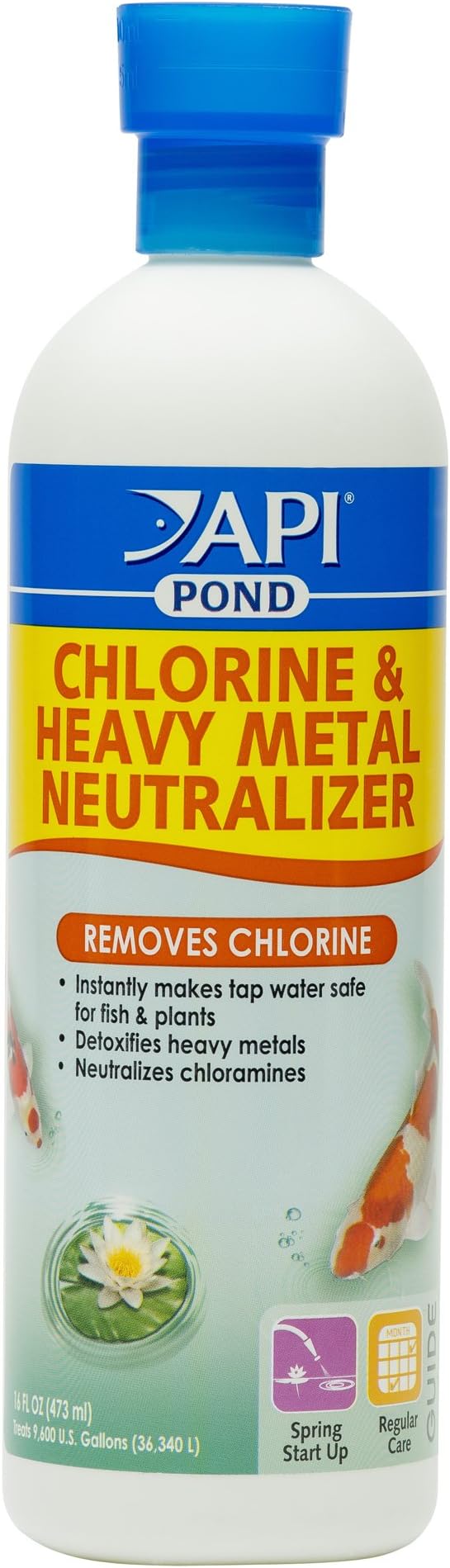API POND CHLORINE & HEAVY METAL NEUTRALIZER Pond Water