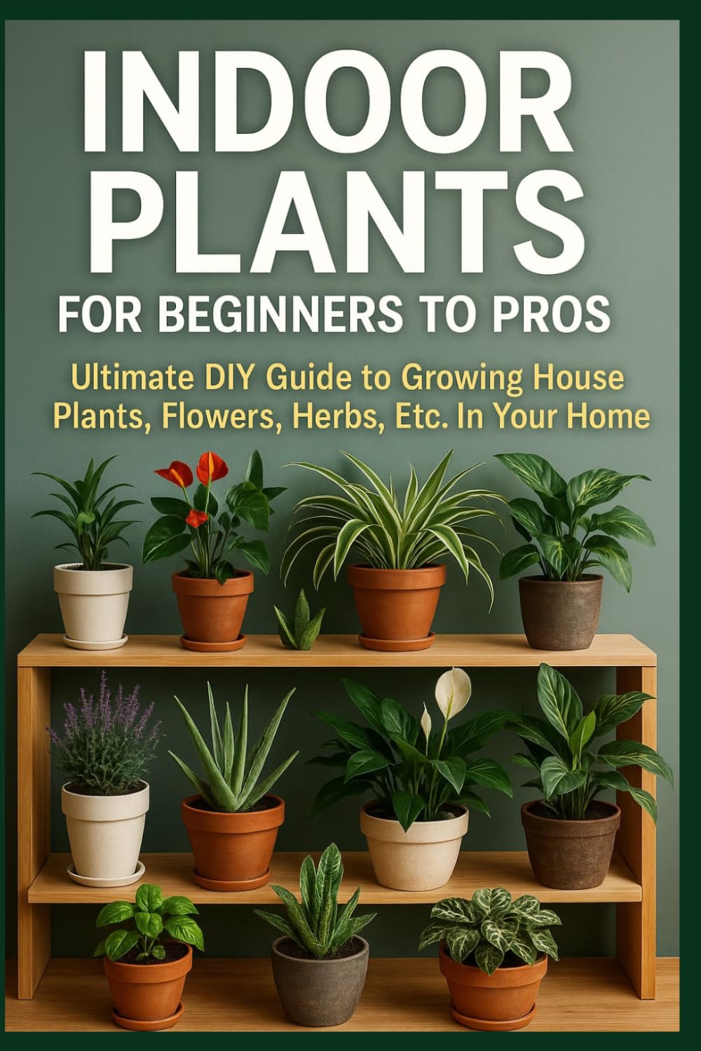 Indoor Plants for Beginners to Pros: Ultimate DIY Guide to Growing House Plants, Flowers, Herbs, Etc. In Your Home (DIY Home & Yard: Indoor Plants, ... Food, Composting, Hydroponics, Pools...)