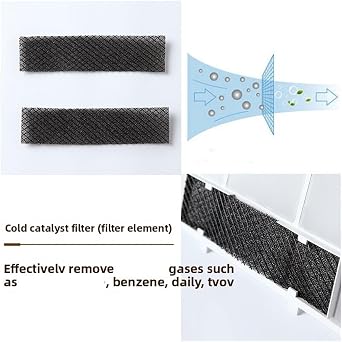 Compatible For Midea、エアコンフィルター防塵および防塵フィルターユニバーサルアクセサリーH