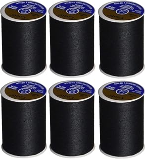 Coats & Clark Dual Duty All Purpose Thread 400 Yards Black 230-2 (6-Pack)